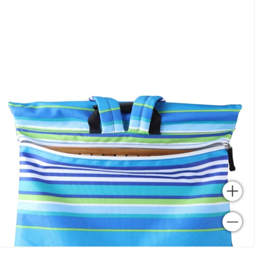 Melino Beach Lounger with Tray Table - Picture 6 of 6
